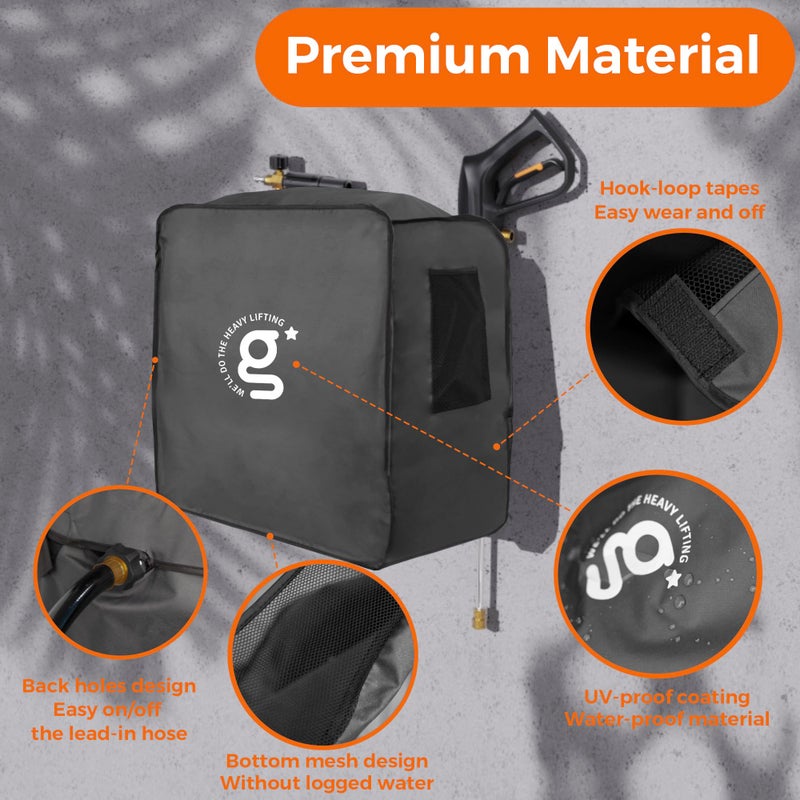 Giraffe Tools Grandfalls Pressure Washer Cover for Model Plus/Plus+ / Pro, UV Resistant, Waterproof and Anti-Fading Cover for Power Wsher - Image 3